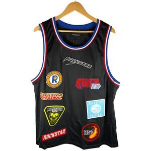 Rockstar Original Fender Patchwork Tank Top Men’s L - Skater Streetwear Punk NWT